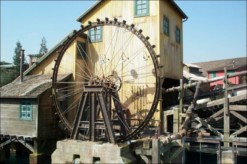 Disneyland Pelton Wheel